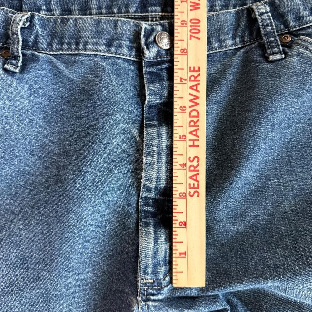 Wrangler Men's Blue and Navy Jeans - Picture 6 of 8